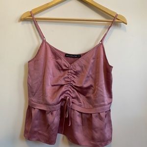 Satin A&F camisole top